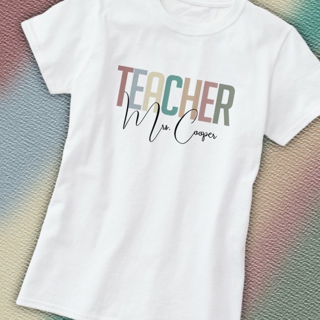 Camiseta Personalizado para maestros  (Subido por el creador)