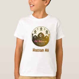 Camiseta Personalizado para niños Eid Mubarak 2026