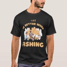 Camiseta personalizado para pescadores