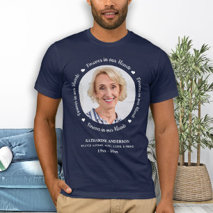 Camiseta Personalizado Para Siempre En La Foto Funeral De O