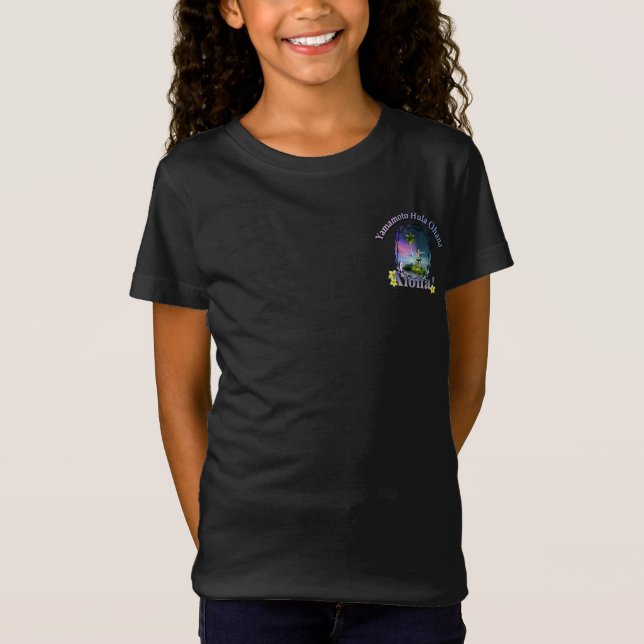 Camiseta Personalizado para Yamamoto Hula Ohana Keiki Hula (Anverso)