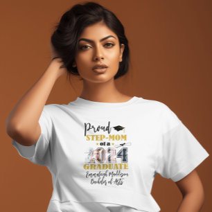 Camiseta Personalizado Paso Orgulloso Mamá Foto Graduada 20