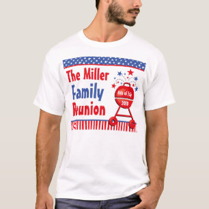 Camiseta Personalizado patriótico del Bbq
