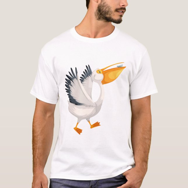 Camiseta personalizado pelícano (Anverso)