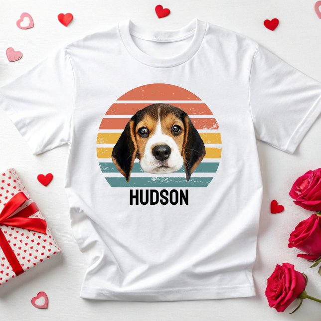 Camiseta Personalizado Perro Cara Nombre Perro Amantes De M (Subido por el creador)