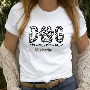Camiseta Personalizado Perro Mamá Mascota Personalizada Nom