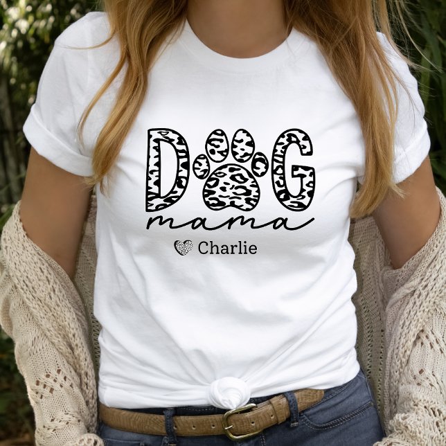Camiseta Personalizado Perro Mamá Mascota Personalizada Nom (Subido por el creador)