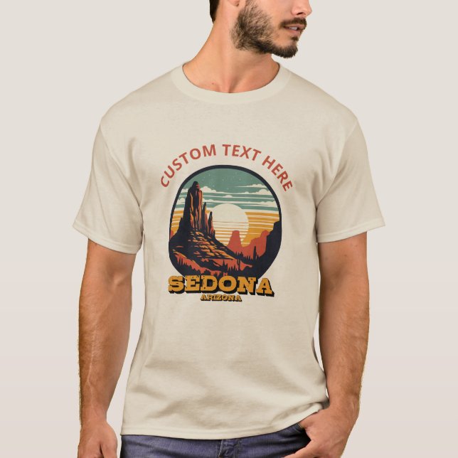 Camiseta Personalizado Personalizada Sedona Arizona (Anverso)