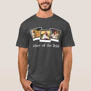 Camiseta Personalizado Personalizado 3 foto padre de la nov