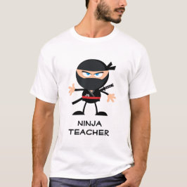 Camiseta Personalizado personalizado de Ninja Teacher