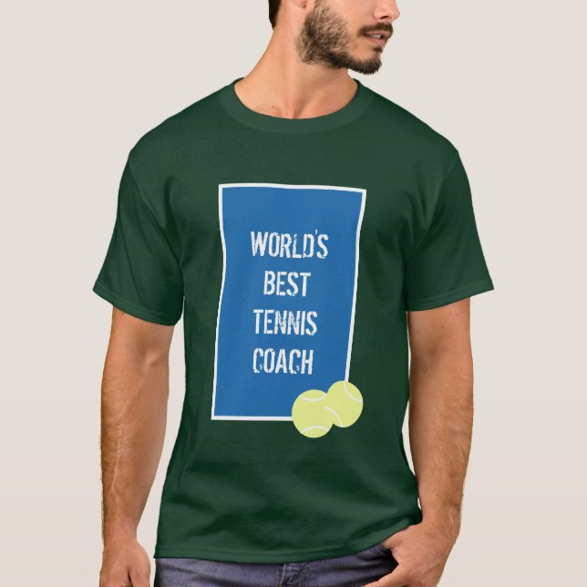 Camiseta Personalizado personalizado mensaje pista de tenis (Anverso)
