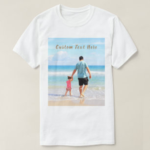 Camiseta Personalizado personalizado - Texto de foto - Cami