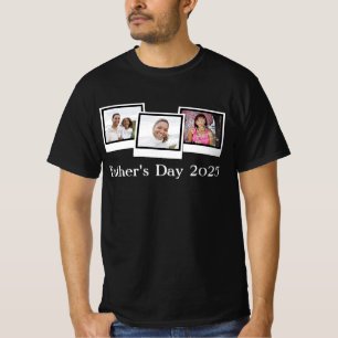 Camiseta Personalizado Personalizó el Día de los Tres Fotos