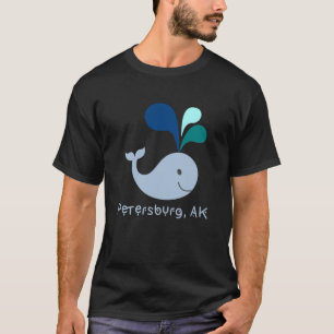 Camiseta Personalizado Petersburg Alaska Cute Whale Lover