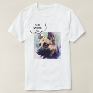 Camiseta Personalizado Photo Comic Bubble Te estaré observa