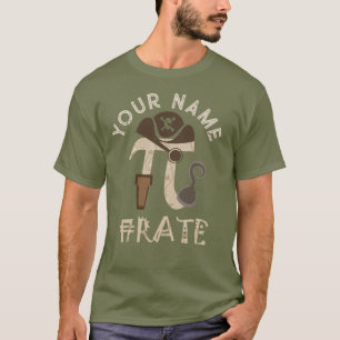 Camiseta Personalizado Pi Day pirate