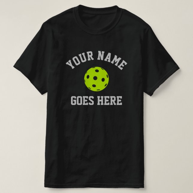 Camiseta PERSONALIZADO Pickleball (Diseño del anverso)
