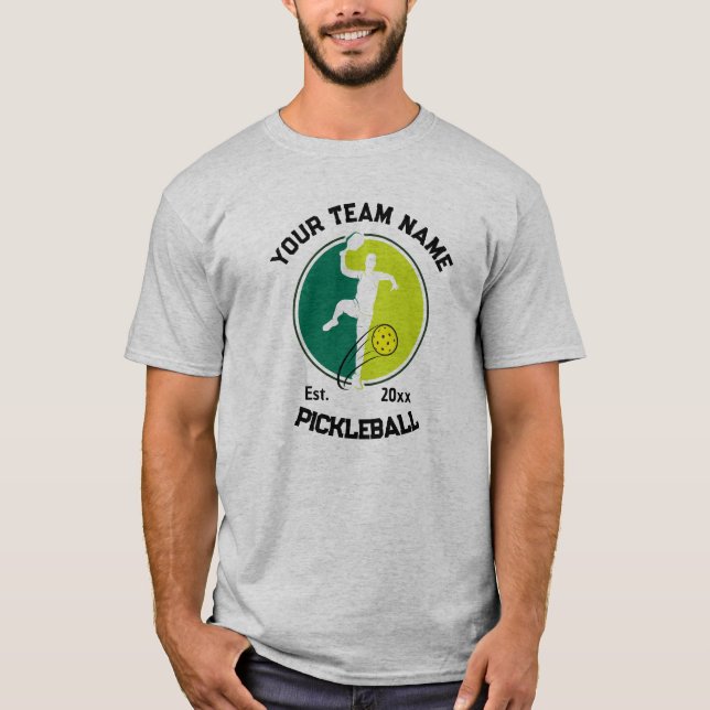 Camiseta Personalizado Pickleball Club Team Player Pickler (Anverso)