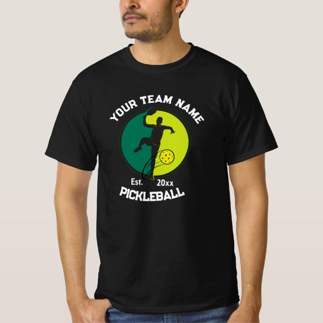 Camiseta Personalizado Pickleball Club Team Player Pickler (Anverso)