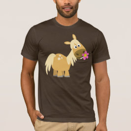 Camiseta personalizado Pony y Flower