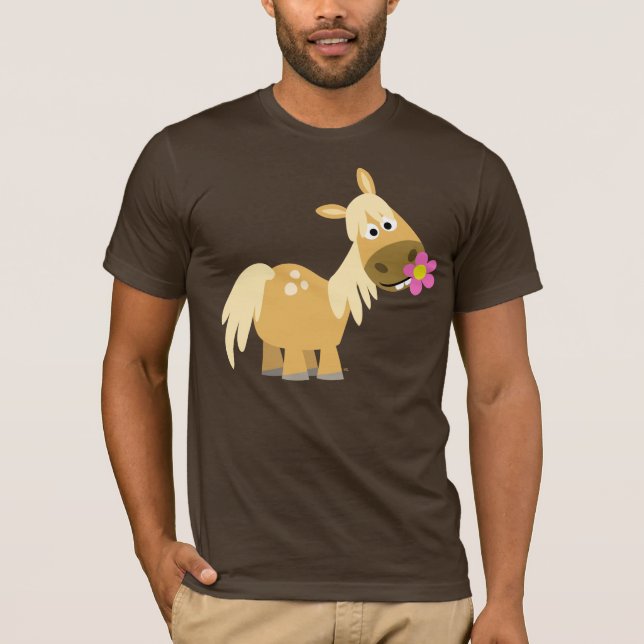 Camiseta personalizado Pony y Flower (Anverso)