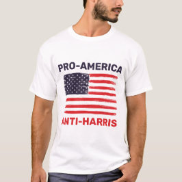 Camiseta Personalizado Pro America Anti Harris