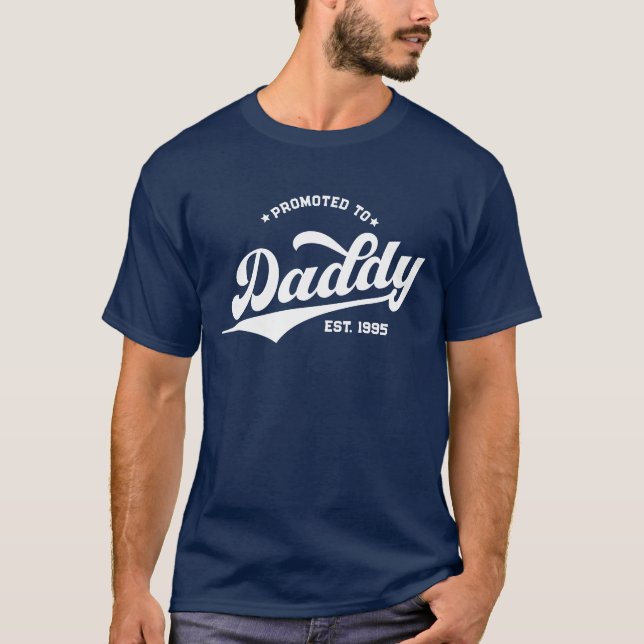 Camiseta Personalizado promovido al Día del Padre de Papá N (Anverso)