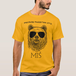 Camiseta Personalizado PROSZĘ PAŃSTWA OTO MIŚ Hombres Diver