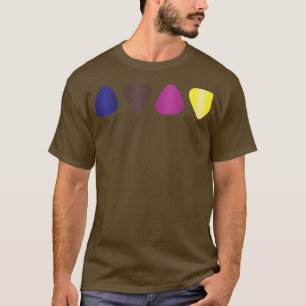 Camiseta Personalizado Púa de guitarra Amor Jugando Guitarr