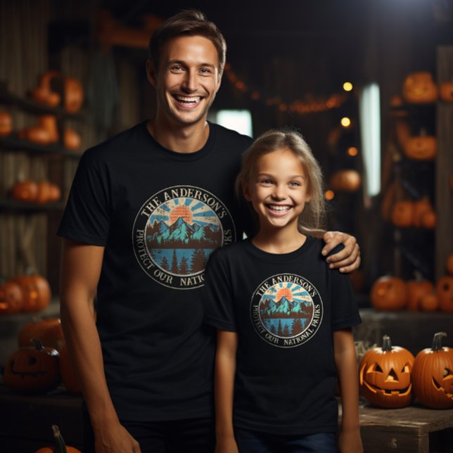 Camiseta Personalizado que combina la familia para proteger (Subido por el creador)