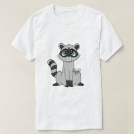 Camiseta Personalizado Raccoon T-Shirt