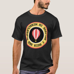 Camiseta Personalizado Red de Milagros Infantiles Texto Roj