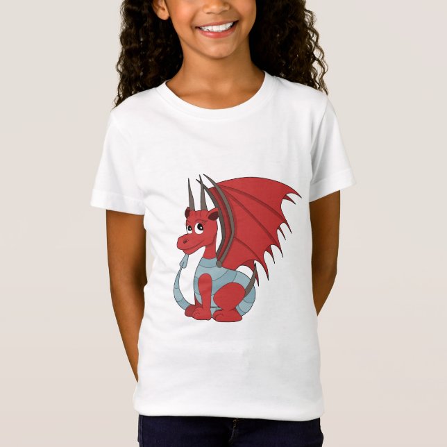 Camiseta Personalizado Red Dragon (Anverso)
