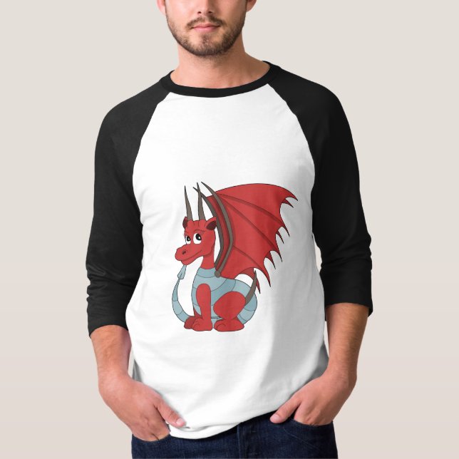 Camiseta Personalizado Red Dragon (Anverso)