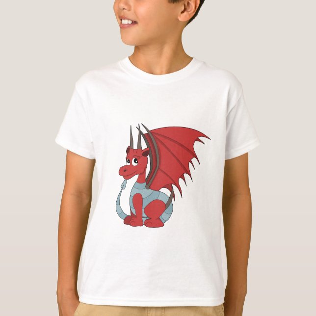Camiseta Personalizado Red Dragon (Anverso)