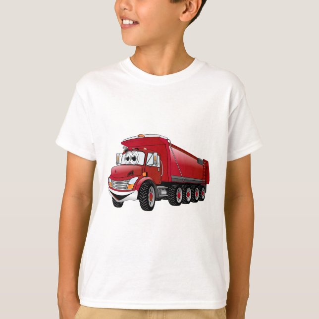 Camiseta Personalizado Red Dump Truck 10w (Anverso)