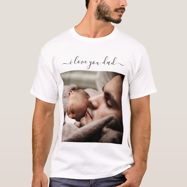 Camiseta Personalizado Regalo del Día del Padre de la camis (Anverso)