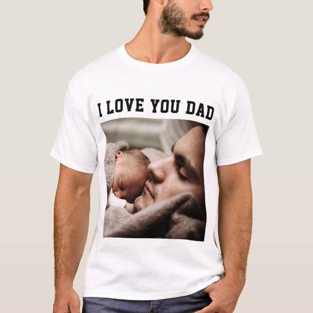 Camiseta Personalizado Regalo del Día del Padre de la camis (Anverso)