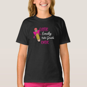 Camiseta Personalizado regresa al lápiz escolar para Chicas