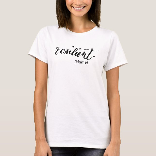 Camiseta Personalizado resistente (Anverso)