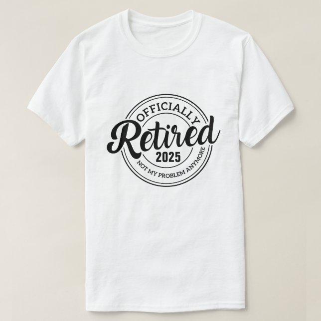 Camiseta Personalizado Retiro añada su texto aquí/cree el p (Diseño del anverso)