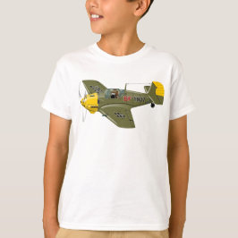 Camiseta Personalizado retro avión de combate
