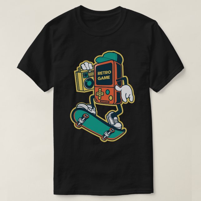 CAMISETA PERSONALIZADO RETRO GAME (Diseño del anverso)