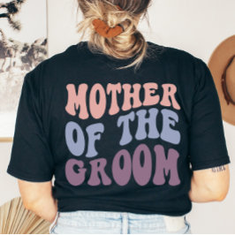 Camiseta Personalizado Retro Groovy Groom Fiesta de Matrimo
