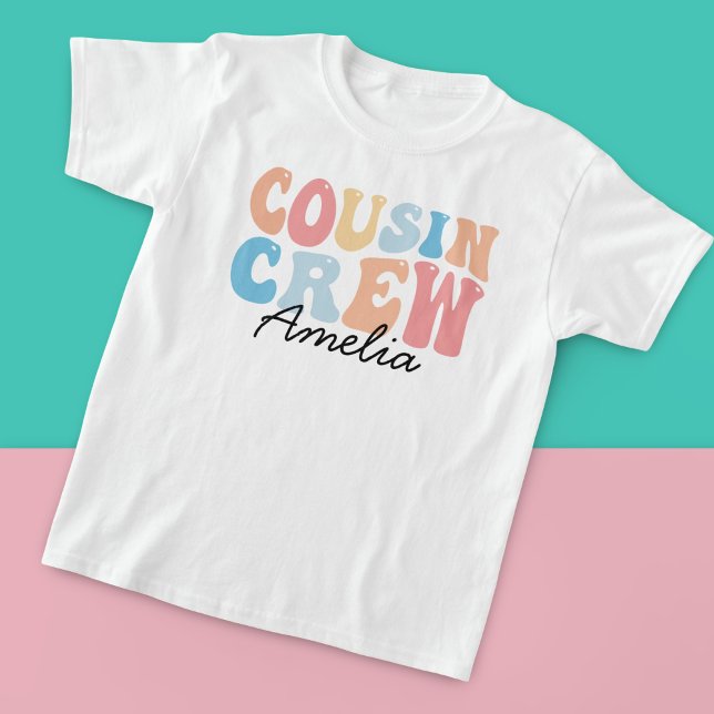 Camiseta Personalizado Retro Groovy Primo Niños de la tripu (Subido por el creador)