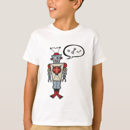 Camiseta Personalizado Retro Robot Cute Niños Fiesta de Cum
