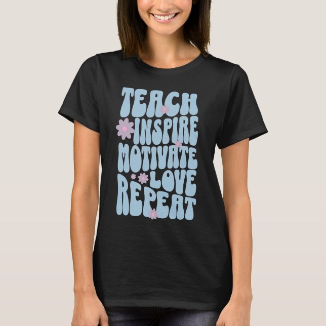 Camiseta Personalizado Retro Vintage, inspirar... (Anverso)
