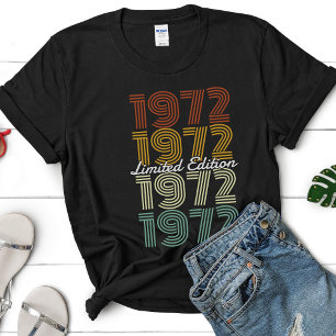 Camiseta Personalizado Retro Vintage Limited Edition año cl