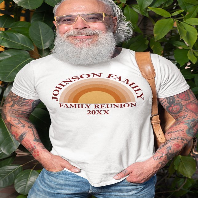 Camiseta Personalizado Reunión de familia Sun Rainbow (Subido por el creador)