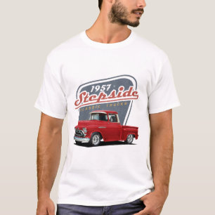 Camiseta personalizado Rojo Stepside 1957